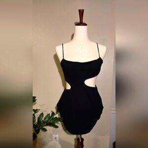 Zara Black Cutout Dress - Size S